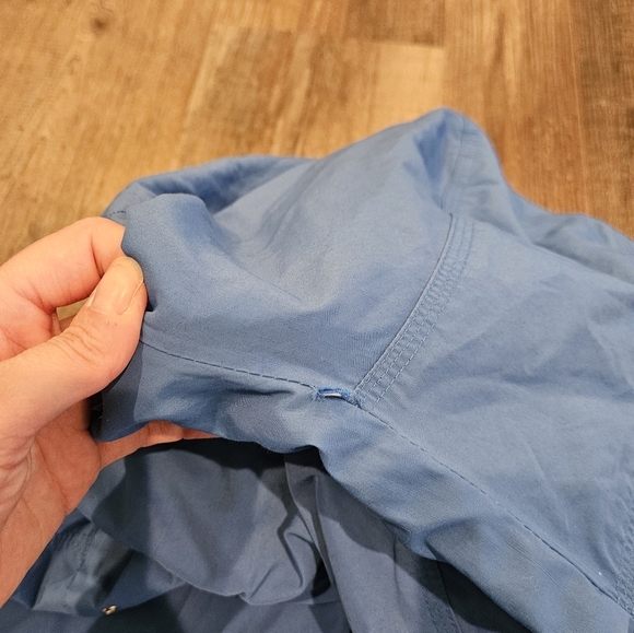 Ralph Lauren Periwinkle Blue Hooded Women Medium Full Zip Outdoor Rain Jacket - Picture 9 of 10